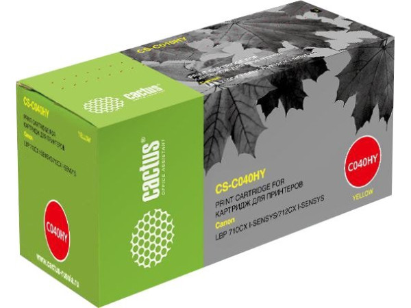 Картридж CACTUS CS-C040HY (аналог Canon 040HY)