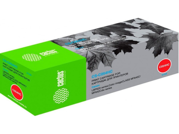 Картридж CACTUS CS-C054HC (аналог Canon 054H Cyan)