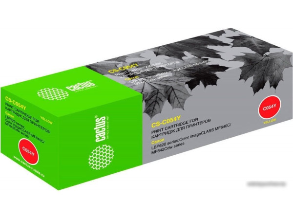 Картридж CACTUS CS-C054Y (аналог Canon 054 Yellow)