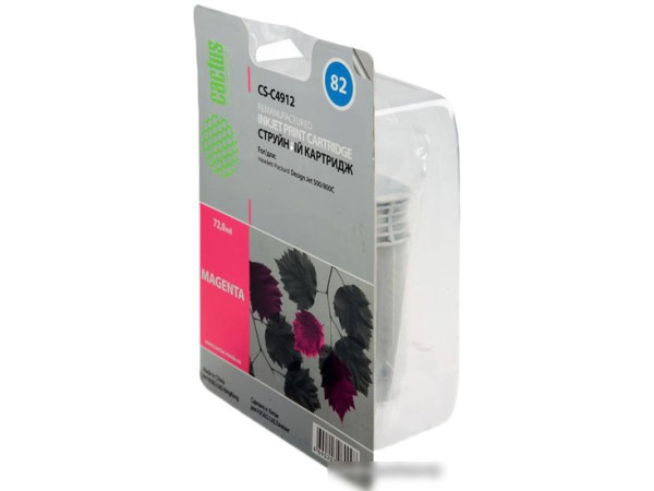 Картридж CACTUS CS-C4912 (аналог HP 82 (C4912A))