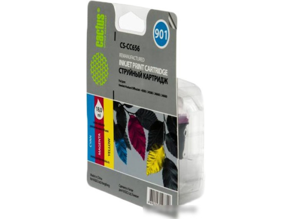 Картридж CACTUS CS-CC656 (аналог HP 901 (CC656AE))