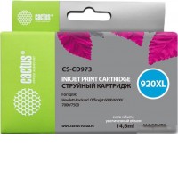 Картридж CACTUS CS-CD973 (аналог HP 920XL (CD973AE))