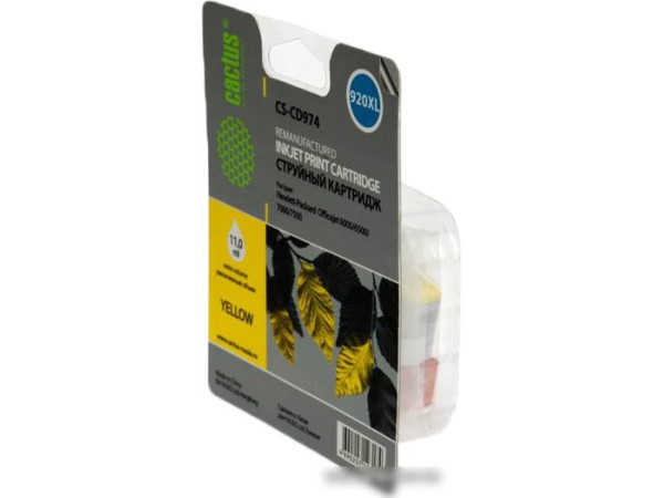 Картридж CACTUS CS-CD974 (аналог HP 920XL (CD974AE))