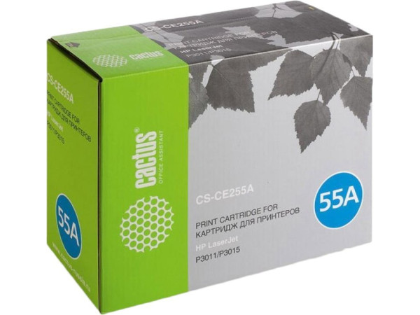 Картридж CACTUS CS-CE255AS (аналог HP 5A (CE255A))