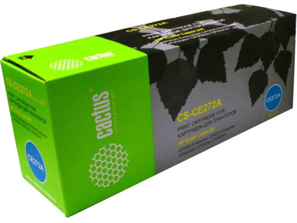 Картридж CACTUS CS-CE272A (аналог HP 650A CE272A)