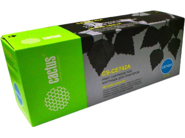 Картридж CACTUS CS-CE742A (аналог HP 307A (CE742A))