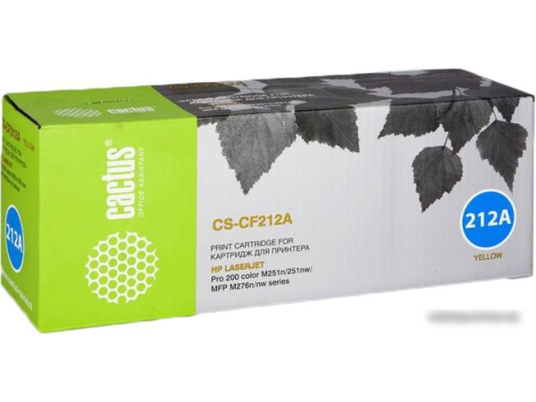 Картридж CACTUS CS-CF212A (аналог HP LaserJet 131A (CF212A))
