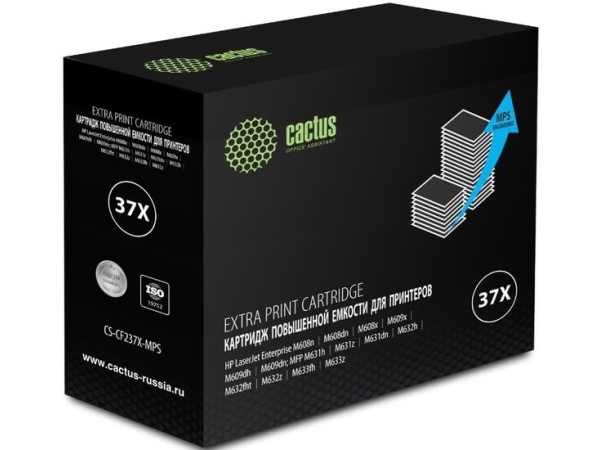 Картридж CACTUS CS-CF237X-MPS (аналог HP 37A (CF237A)