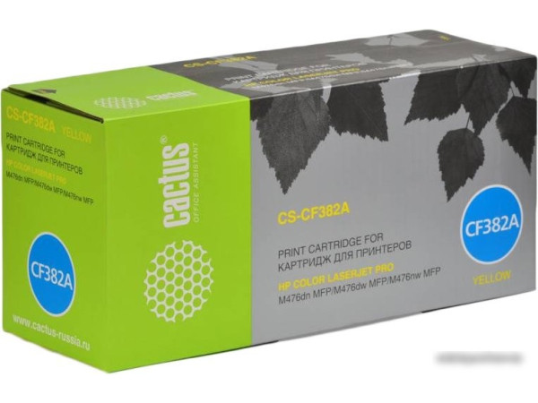 Картридж CACTUS CS-CF382A (аналог HP 312A (CF382A))