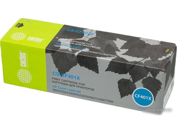 Картридж CACTUS CS-CF401X (аналог HP CF401X)