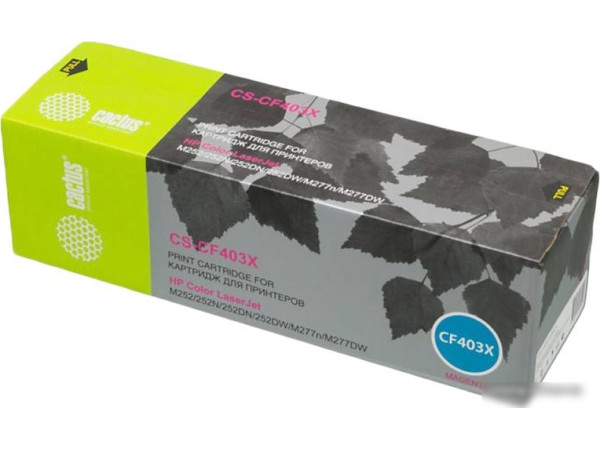 Картридж CACTUS CS-CF403X (аналог HP CF403X)