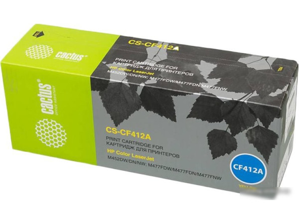 Картридж CACTUS CS-CF412A (аналог HP CF412A)
