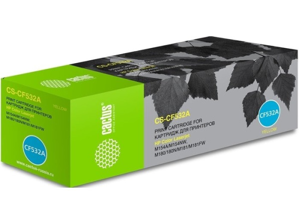 Картридж CACTUS CS-CF532A (аналог HP CF532A)