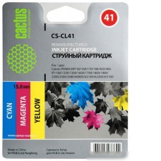Картридж CACTUS CS-CL41 (аналог Canon CL-41 Color)