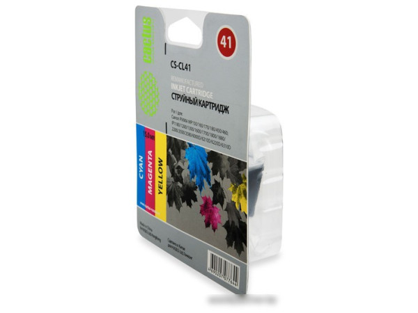 Картридж CACTUS CS-CL41 (аналог Canon CL-41 Color)