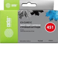 Картридж CACTUS CS-CLI451C (аналог Canon CLI-451C)