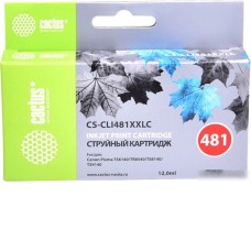 Картридж CACTUS CS-CLI481XXLC (аналог Canon CLI-481XXL C)