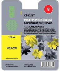 Картридж CACTUS CS-CLI8Y (аналог Canon CLI-8 Yellow)
