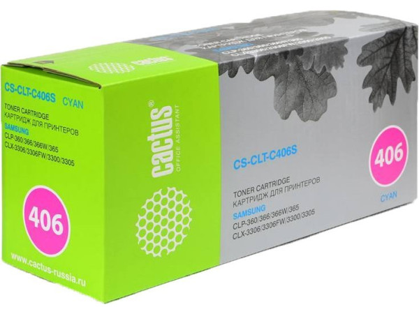 Картридж CACTUS CS-CLT-C406S (аналог Samsung CLT-C406S)