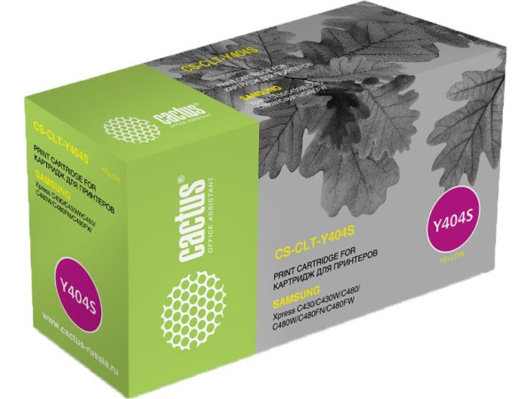 Картридж CACTUS CS-CLT-Y404S (аналог Samsung CLT-Y404S)