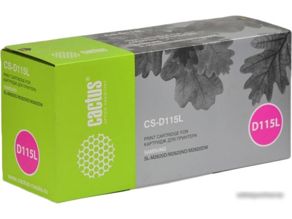 Картридж CACTUS CS-D115L (аналог Samsung MLT-D115L)