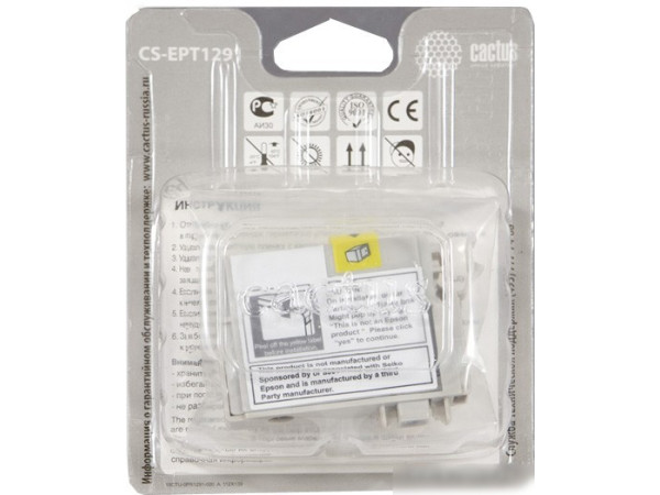 Картридж CACTUS CS-EPT1291 (аналог Epson EPT12914010)