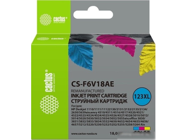 Картридж CACTUS CS-F6V18AE (аналог F6V18AE)