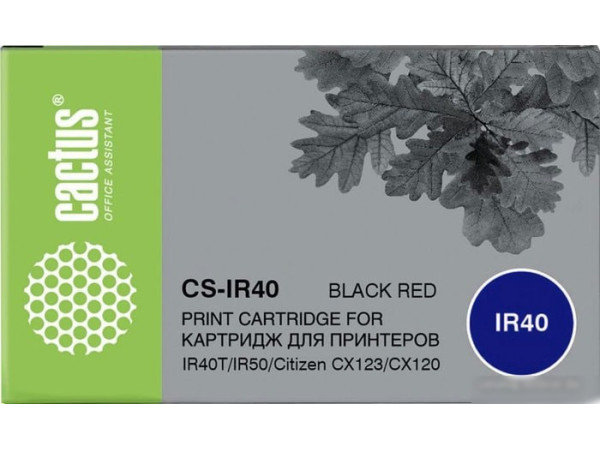 Лента для матричного картриджа CACTUS CS-IR40 (аналог Citizen IR40T/IR50)