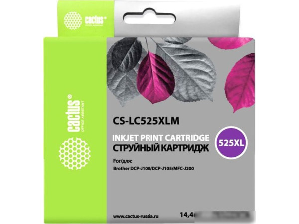 Картридж CACTUS CS-LC525XLM (аналог Brother LC525XLM)