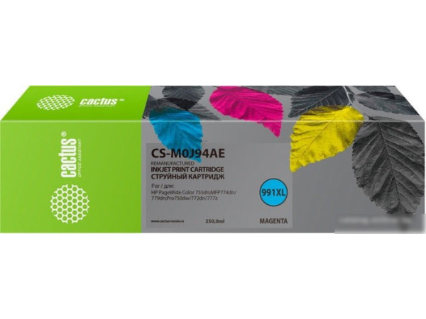 Картридж CACTUS CS-M0J94AE (аналог HP 991X)