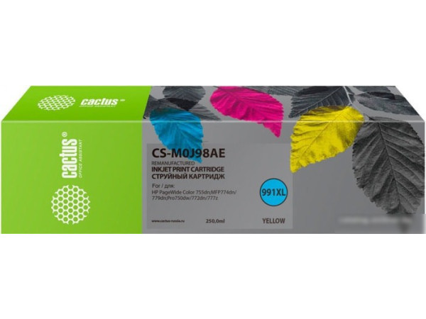 Картридж CACTUS CS-M0J98AE (аналог HP 991X)