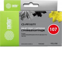 Картридж CACTUS CS-PFI107Y (аналог Canon PFI-107Y)