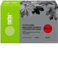 Картридж CACTUS CS-PFI120BK (аналог Canon PFI120BK)