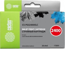 Картридж CACTUS CS-PGI2400XLC (аналог Canon PGI-2400XL C)