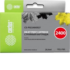Картридж CACTUS CS-PGI2400XLY (аналог Canon PGI-2400XL Y)