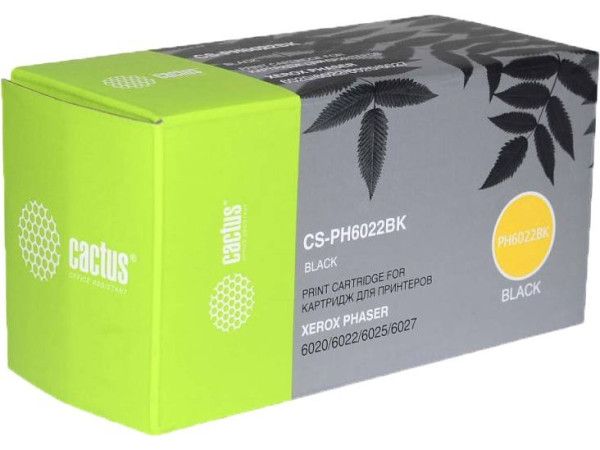 Картридж CACTUS CS-PH6022BK (аналог Xerox 106R02763)