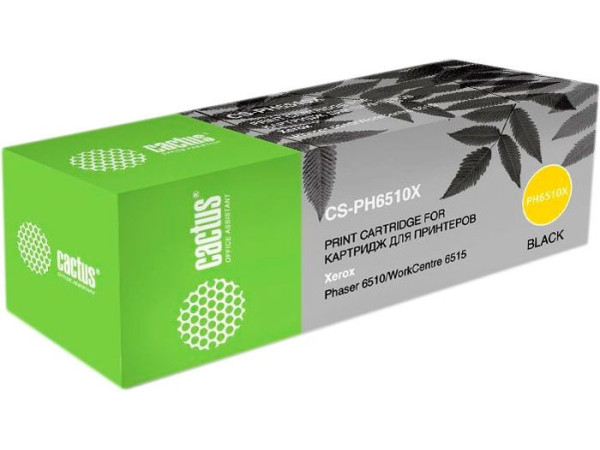 Картридж CACTUS CS-PH6510BK (аналог Xerox 106R03484)