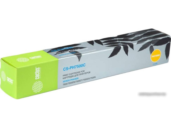 Картридж CACTUS CS-PH7500C (аналог Xerox 106R01443)