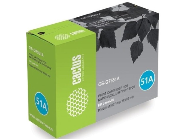 Картридж CACTUS CS-Q7551A (Аналог HP 51A)