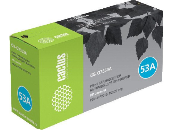 Картридж CACTUS CS-Q7553AS (аналог HP Q7553A)