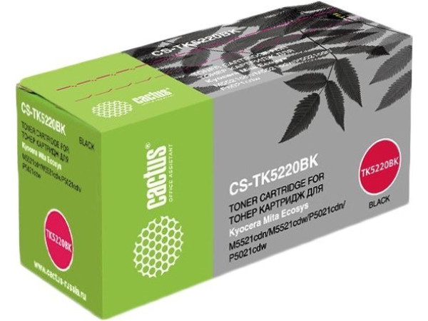 Картридж CACTUS CS-TK5220BK (аналог Kyocera TK-5220K)