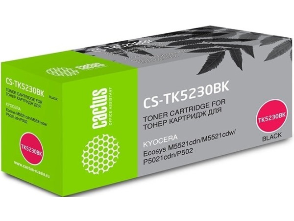 Картридж CACTUS CS-TK5230BK (аналог Kyocera TK5230BK)