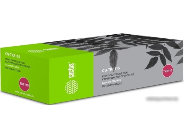 Чернила CACTUS CS-TK6115 (аналог Kyocera M4125idn/M4132idn)