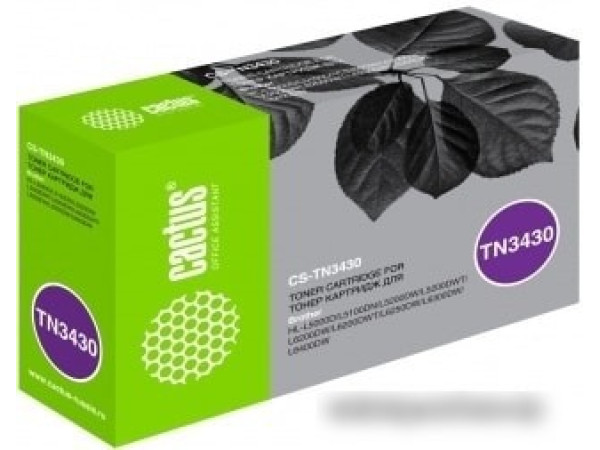 Картридж CACTUS CS-TN3430 (аналог Brother TN-3430)