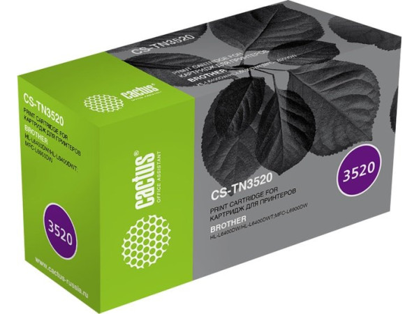 Картридж CACTUS CS-TN3520 (аналог Brother TN-3520)