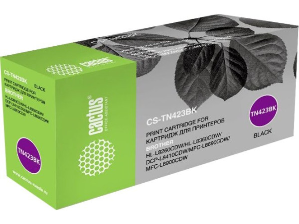 Картридж CACTUS CS-TN423BK (аналог Brother TN-423BK)