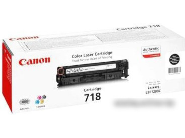 Картридж Canon 718 Black (2662B002AA)