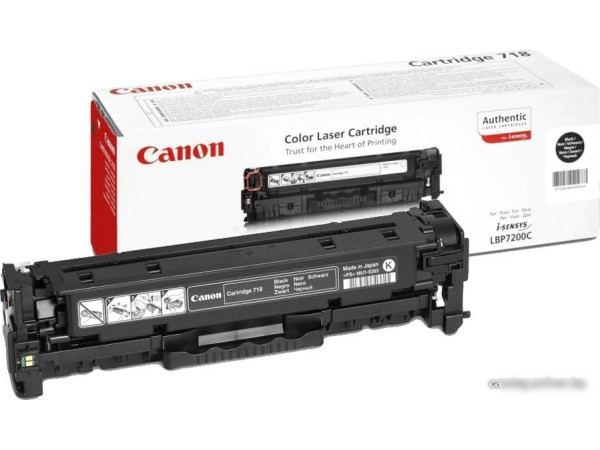 Картридж Canon 718 Black (2662B002AA)
