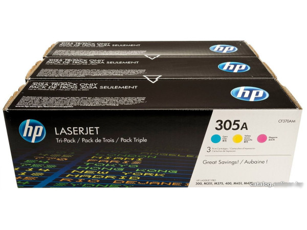 Картридж HP 305A 3-pack (CF370AM)