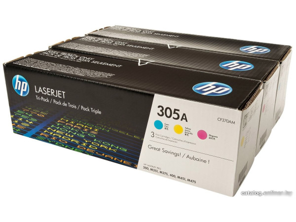 Картридж HP 305A 3-pack (CF370AM)